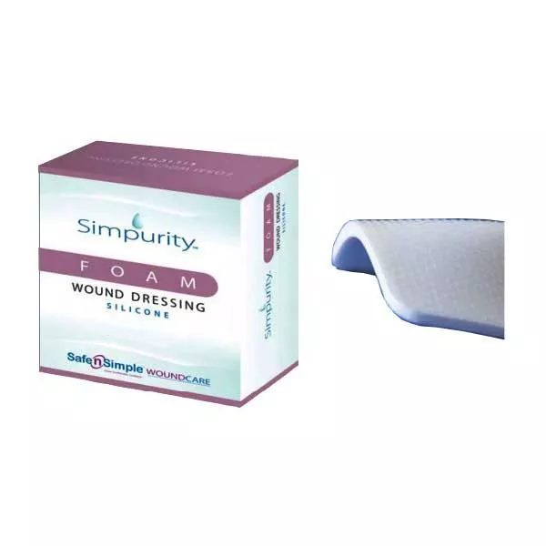Safe N Simple Simpurity Silicone Foam 4" X 5"- 1 Each