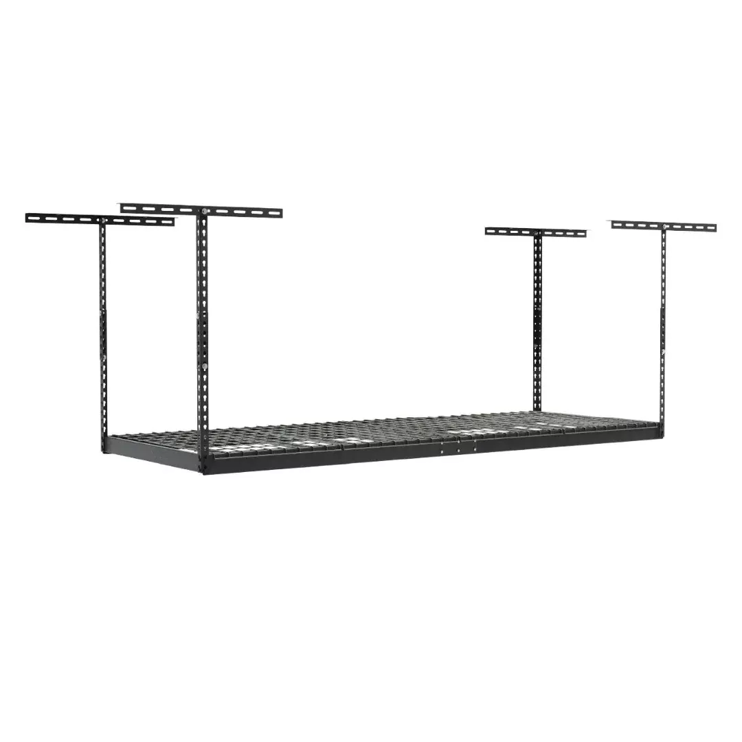 Saferacks – 3x8 Overhead Garage Storage Rack with Hook Set