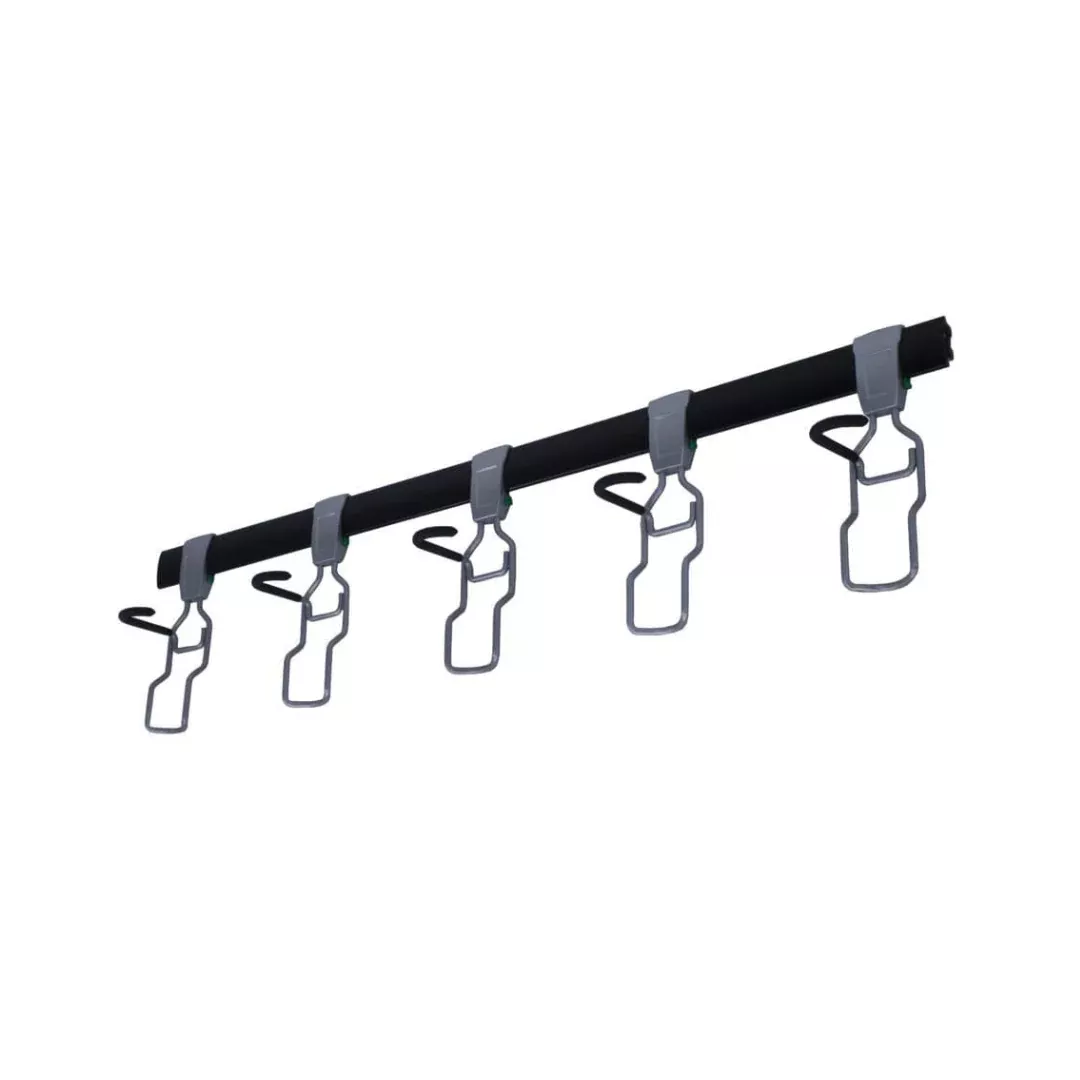 SafeRacks Bike Storage Rack - Garage Wall Mounted Rail and Track Bicycle Hanger
