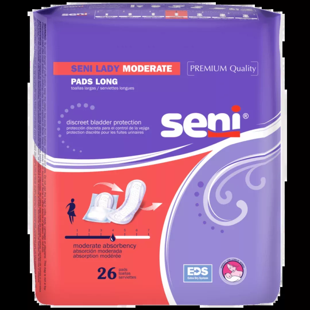 Seni Premium Ladder Control Lady Moderate Pads - Long