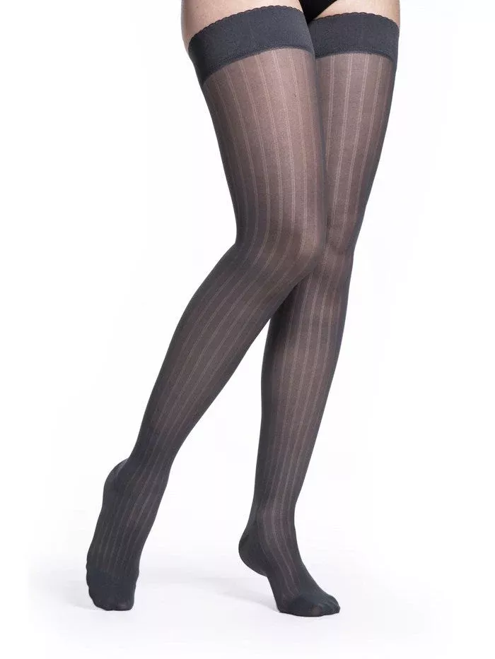 Sigvaris Womens Patterns Thigh High 20-30mmHg