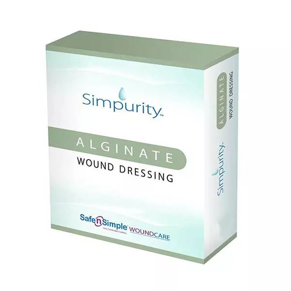 Simpurity Alginate 4" X 5" Pad- 1 Each