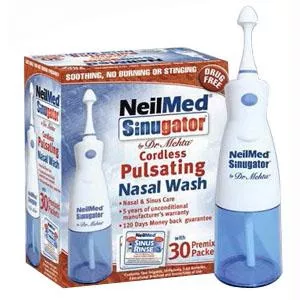 Sinugator Pulsating Nasal Wash Kit (30 Packets)- Each of 30