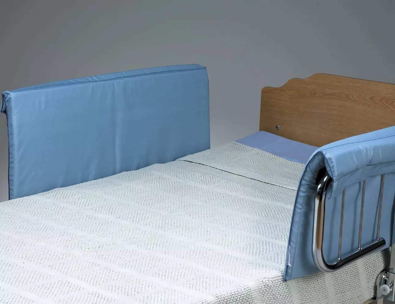 Skil-Care Half-Size Vinyl Bed Rail Pads - Pair - Easy To Clean