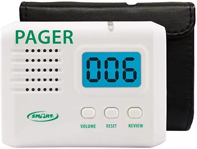Smart Caregiver Wireless Caregiver Pager with Reset Button with LCD Display