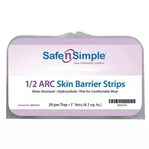 SNS Moldable Skin Barrier Arc, 1/2 Curve, 1 inch width, 20 per box