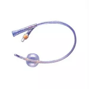 Soft Simplastic Coude 2-way Foley Catheter 18 Fr 30 Cc- 1 Each