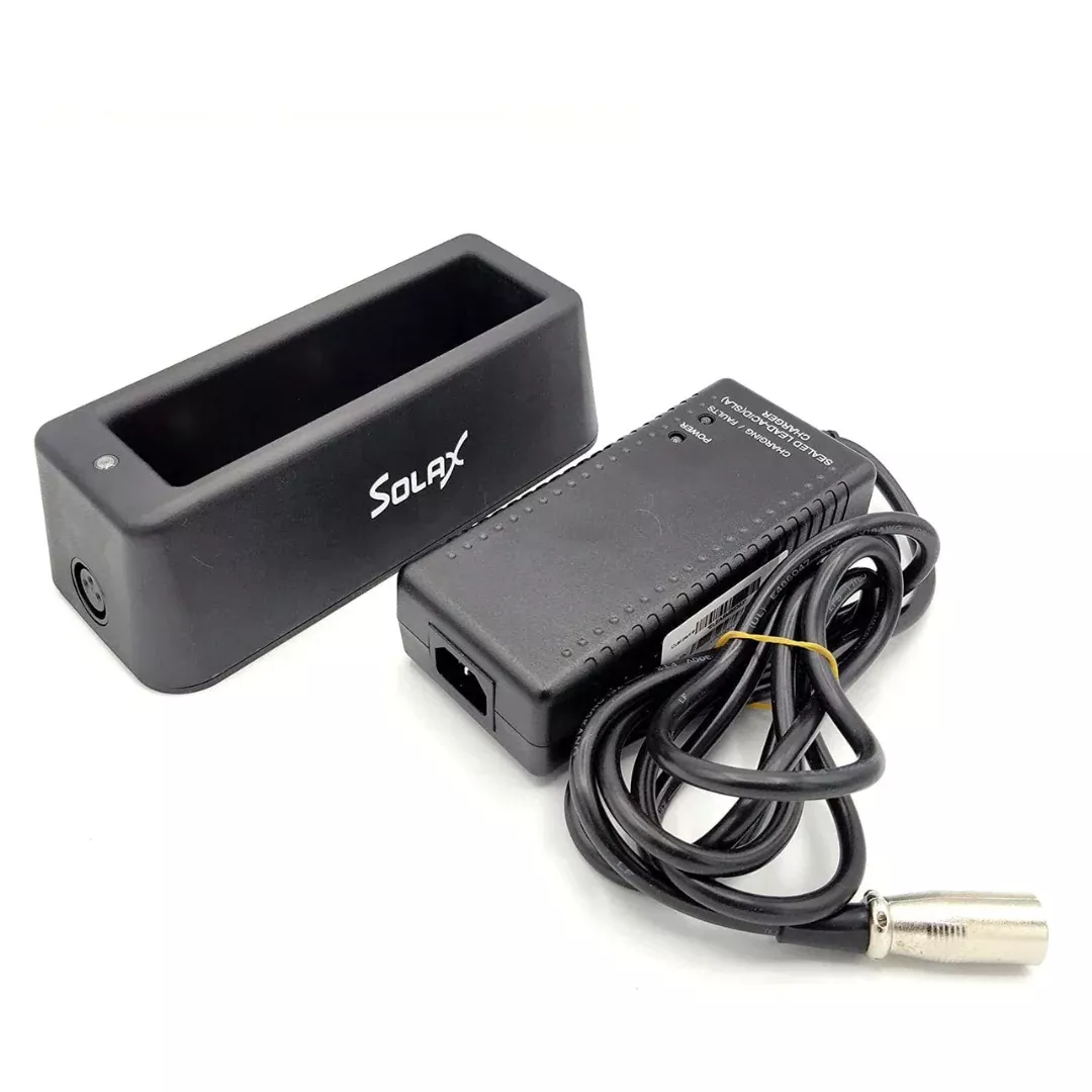 Solax Battery Docking Station with XLR Power Cable/Cord