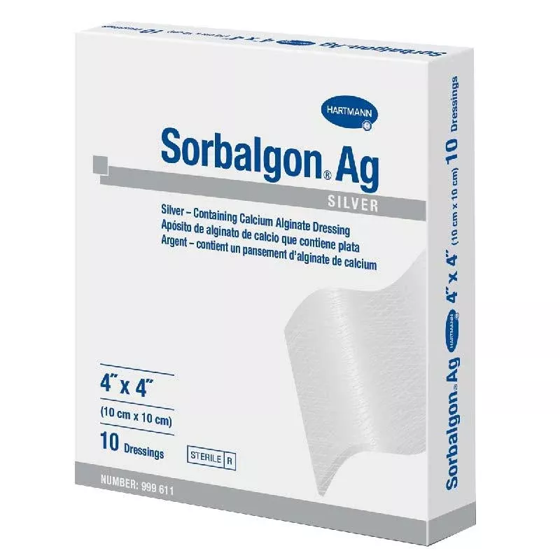 Sorbalgon Ag Dressing 4" X 4"- 1 Each