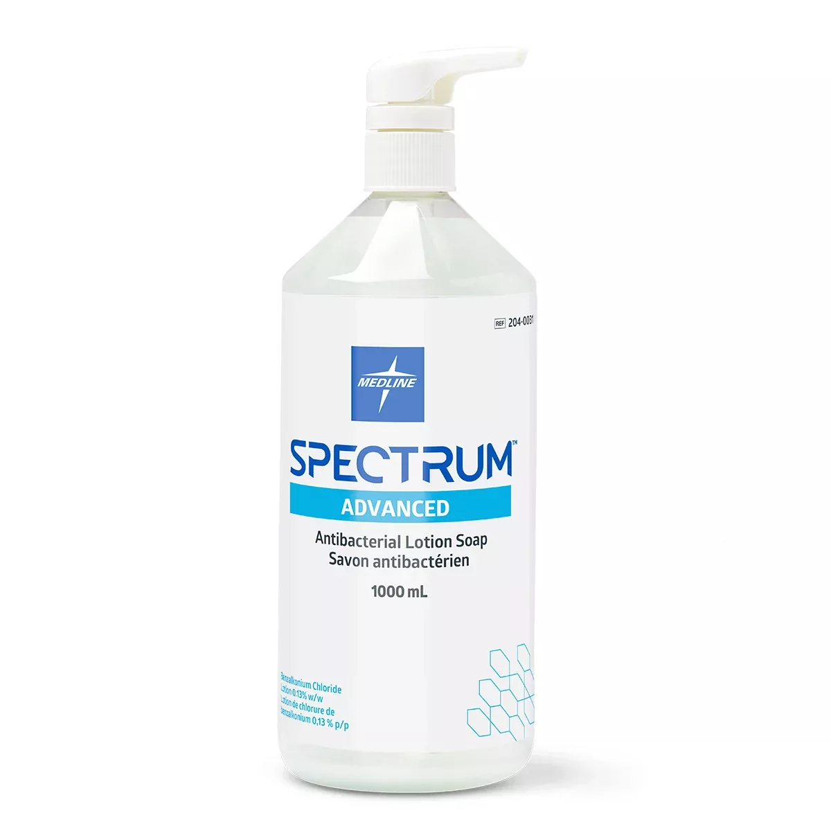 Spectrum Advanced Antibacterial Lotion Hand Soap, 1 L, Pump Bottle