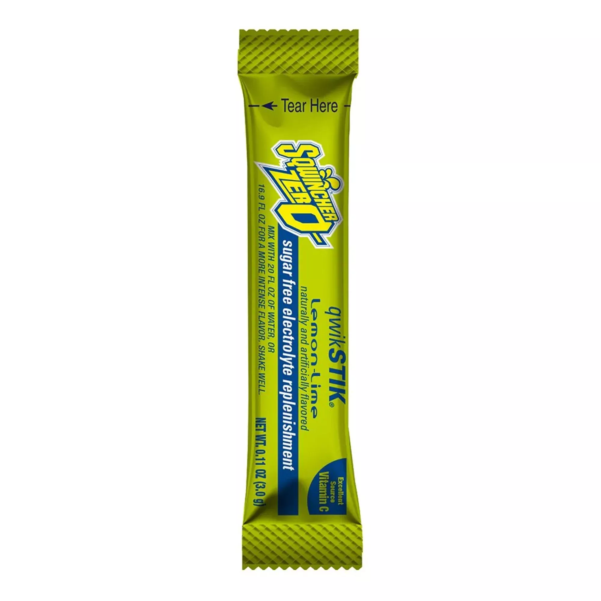 Sqwincher Quik Stik Zero Lemon-Lime Electrolyte Replenishment Drink Mix