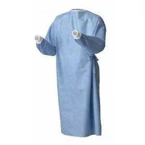 Standard Sterile-back Surgical Gown, Large, Disposable- Case of 20