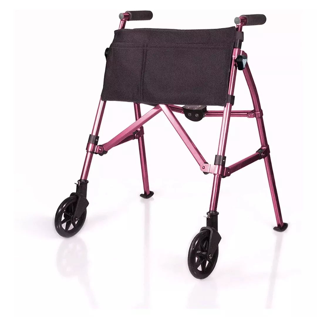 Stander EZ Fold-N-Go Lightweight Folding Travel Walker - Only 8 lbs