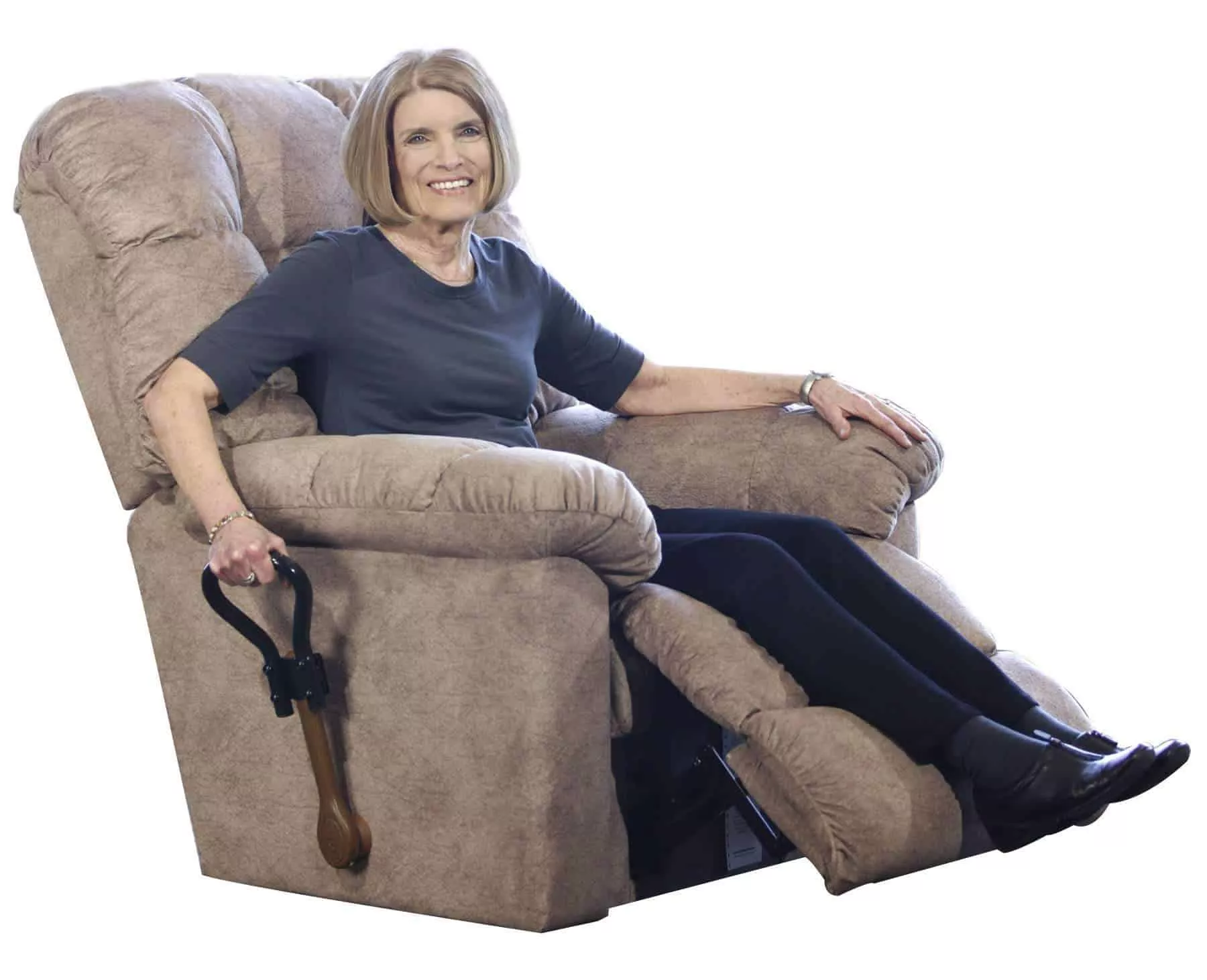 Stander Recliner Lever Extender - Ergonomic Curve Grip + Oversized Handle & Secure Fit for Easy Chair Recliner Handles