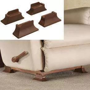 Stander Recliner Risers - Adaptable Slip Resistant Easy Chair Lifters - Set of 4