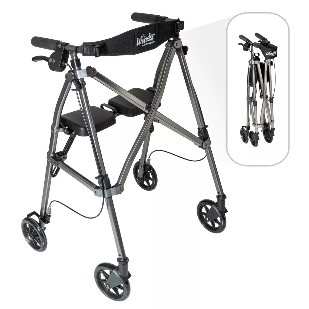 Stander Space Saver Rollator - Ultra Compact & Lightweight