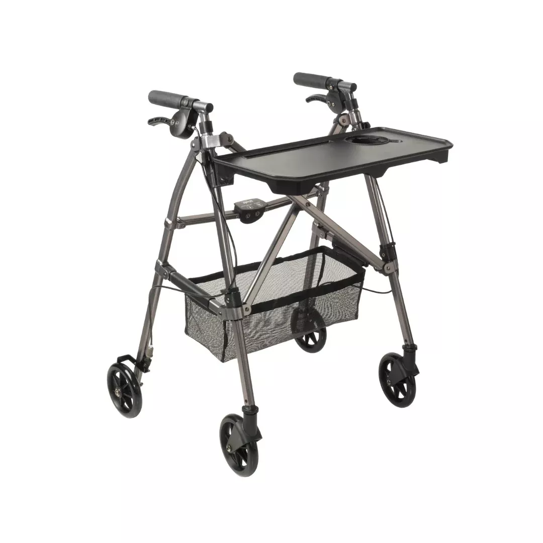 Stander Wonder Indoor Rollator with Tray Table