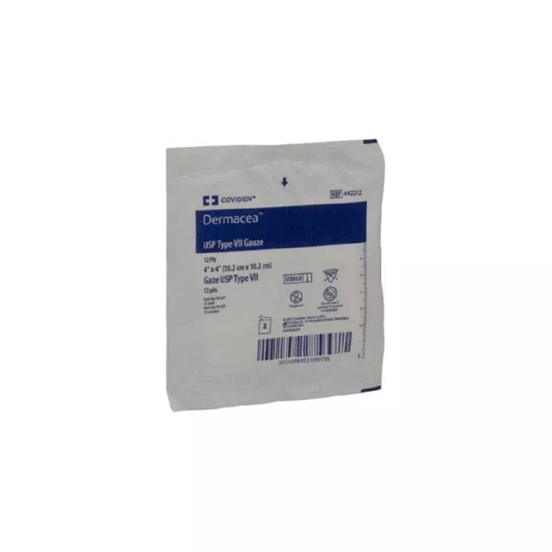 Sterile Gauze Pad 4" X 4", 12-ply- Box of 100