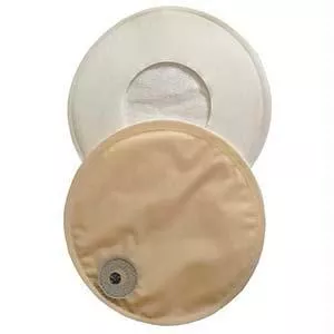 Stoma Cap With Acrylic Tape Collar- Box of 30