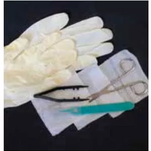 Stradis Medikmark SR140BDebridement Tray Kit with Scissors, Scalpel,One kit