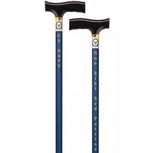 Straight Cane With Fritz Handle, Us Navy- 1 Each