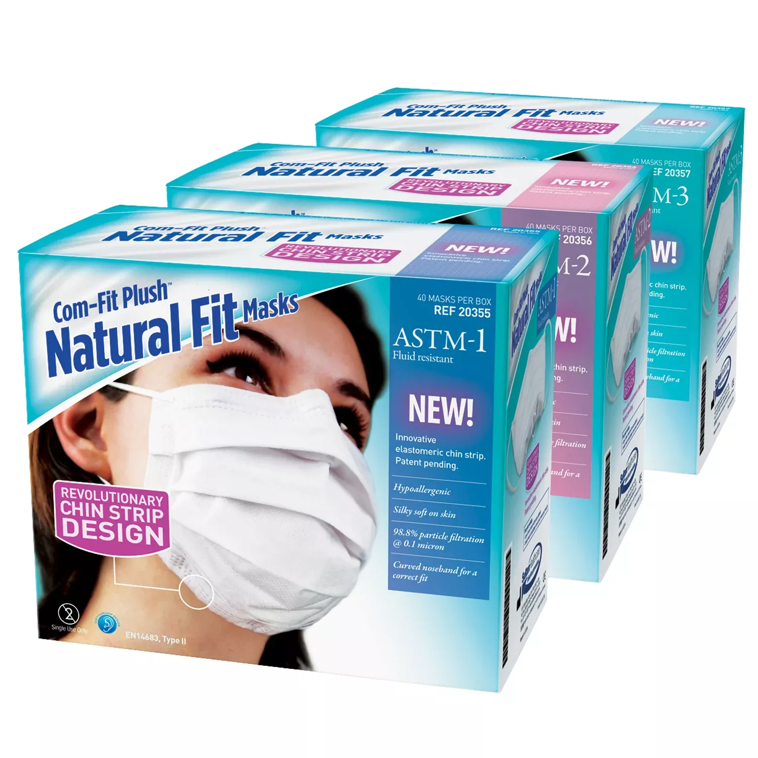 Sultan Healthcare Com-Fit Plush™ Natural Fit Masks