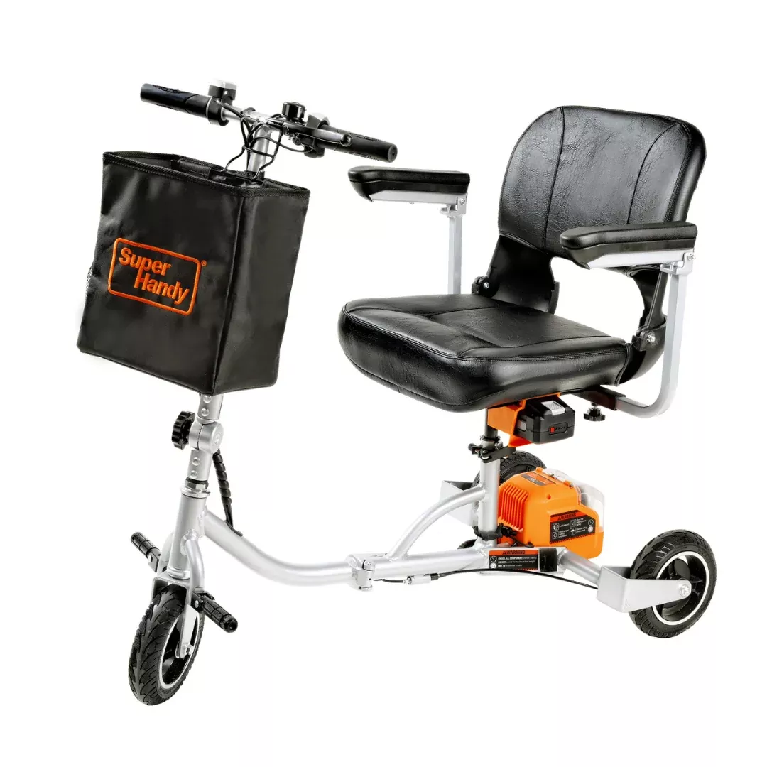 SuperHandy Passport Plus Portable Power Mobility Scooter - 11 Mile Range