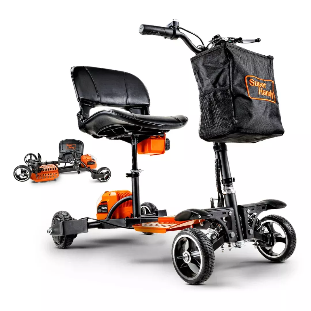 SuperHandy Passport Pro Mobility Scooter - Foldable & Ultralite