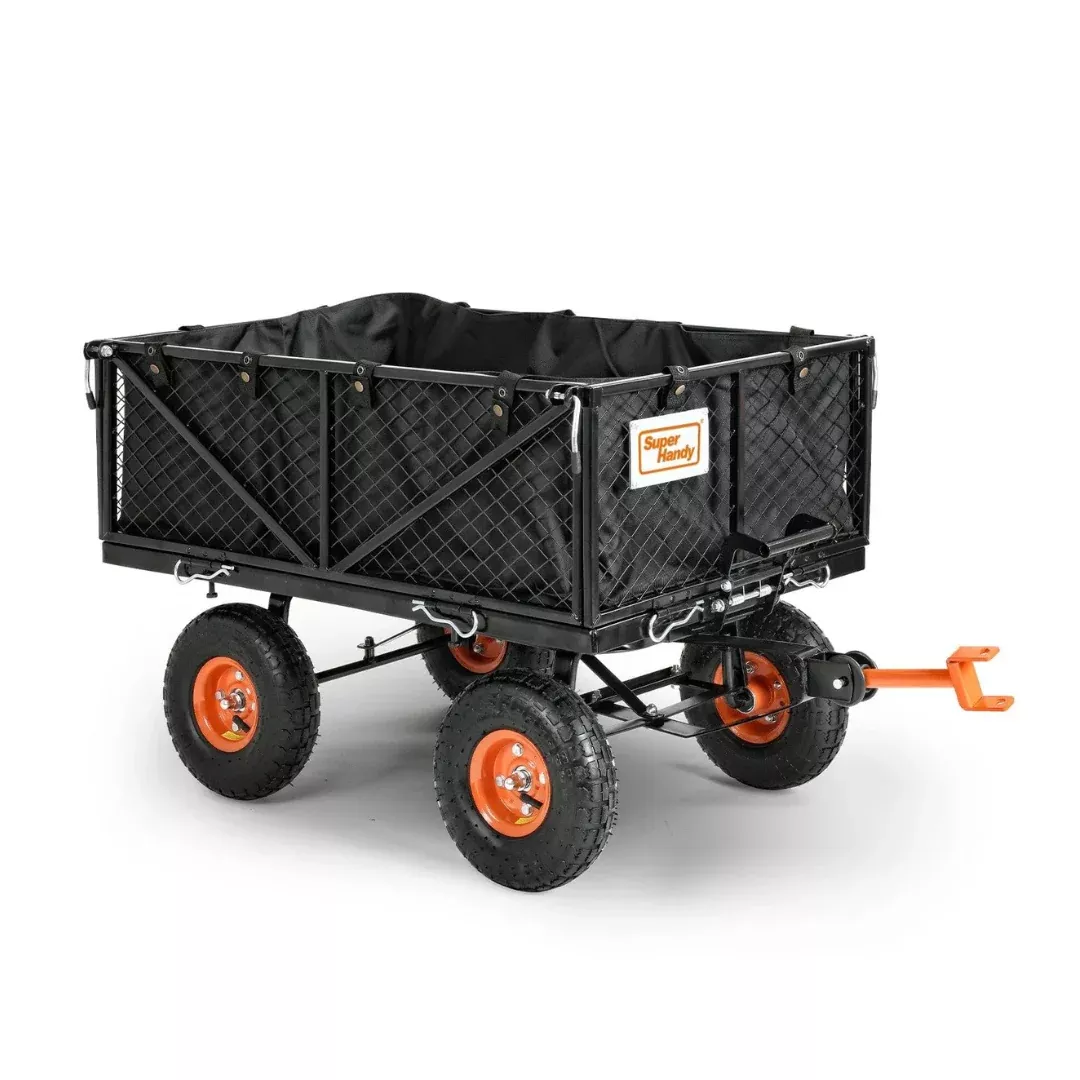 SuperHandy Towable Garden Cart - Quick Dump System