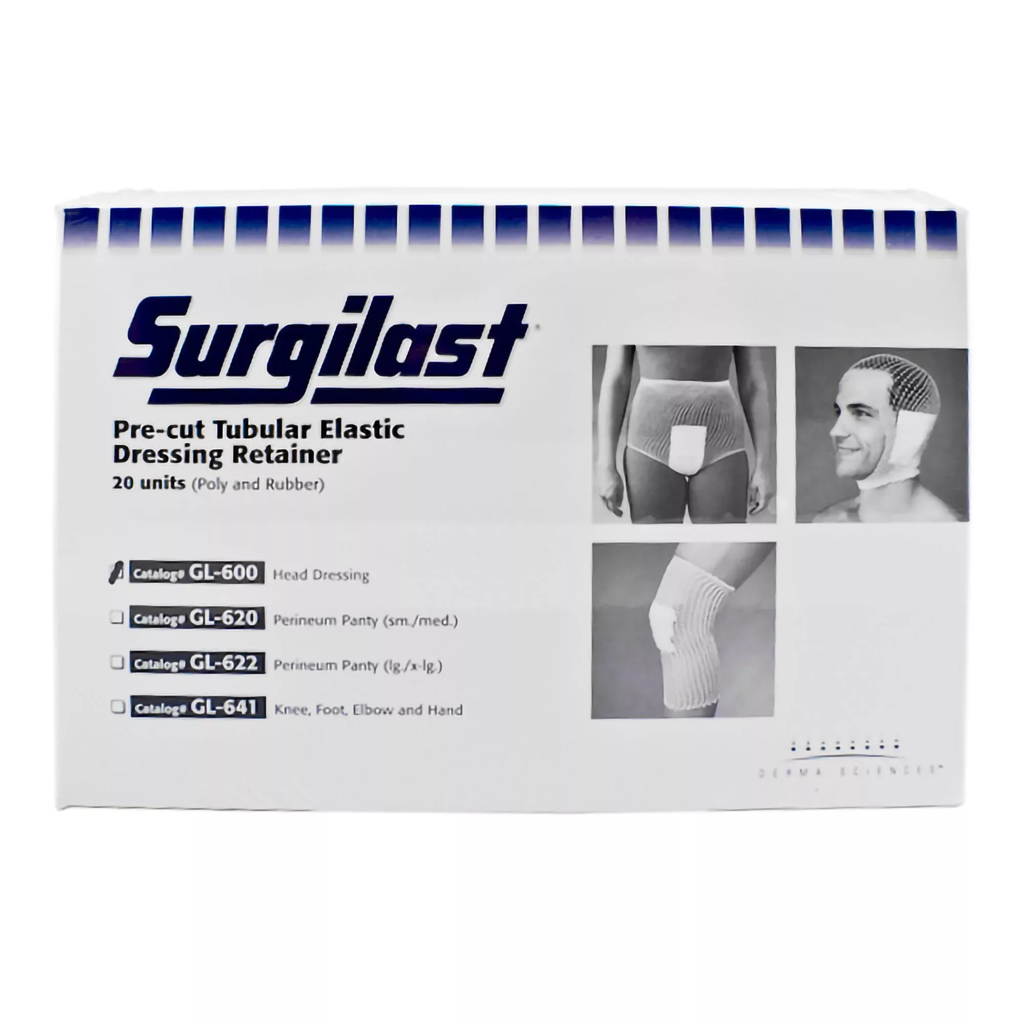 Surgilast Pre-Cut Elastic Net Retainer Dressing for Heads
