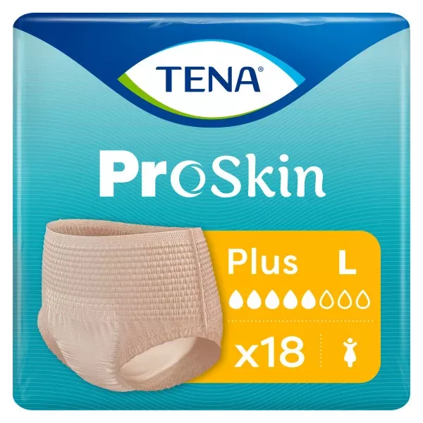 TENA ProSkin Protective Incontinence Pull-Up Underwear for Women, Moderate Absorbency, X-Large, 55" - 66"- Pack of 14