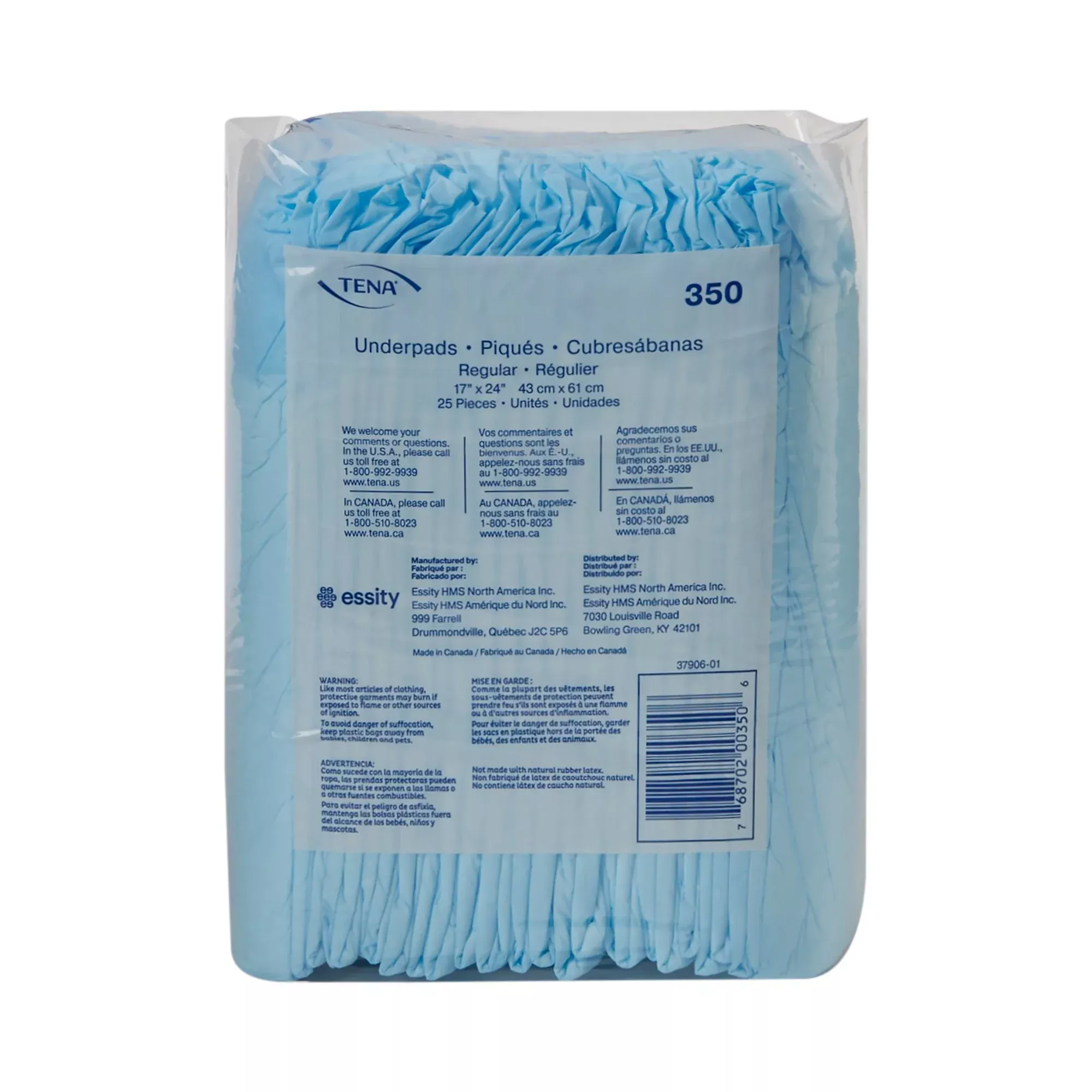 TENA Regular Disposable Underpads