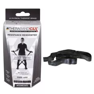 Theraband Clx, Intermediate, 5', Black- 1 Each