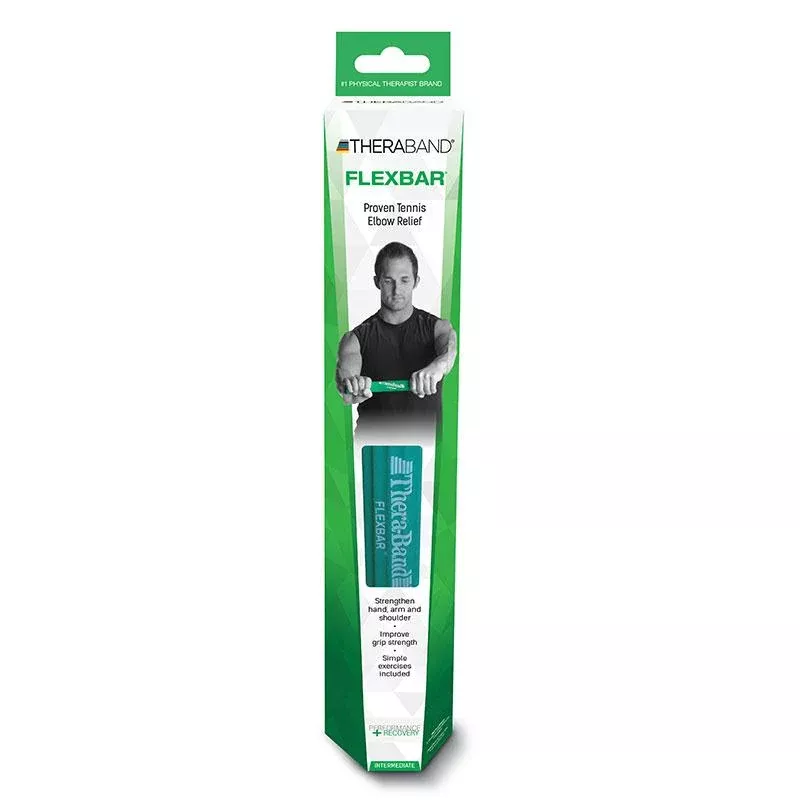 Theraband Flexbar - Intermediate - Green- 1 Each