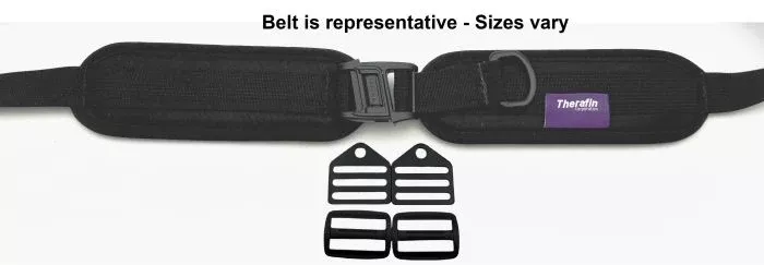 Therafin-36090-Hip Belt, 1.5" TheraFit Single Pull, Magnetic Proximity Slide Buckle, 7.25 x 2.25 Pads w/ Clips
