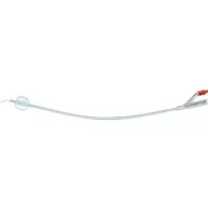 Tiemann 2-way 100% Silicone Foley Catheter 22 Fr 5 Cc- 1 Each