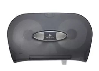 Toilet Tissue Dispenser Georgia-Pacific Translucent Smoke Manual 2 Rolls Wall