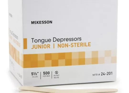Tongue Depressor McKesson 5-1/2 Inch Length Wood