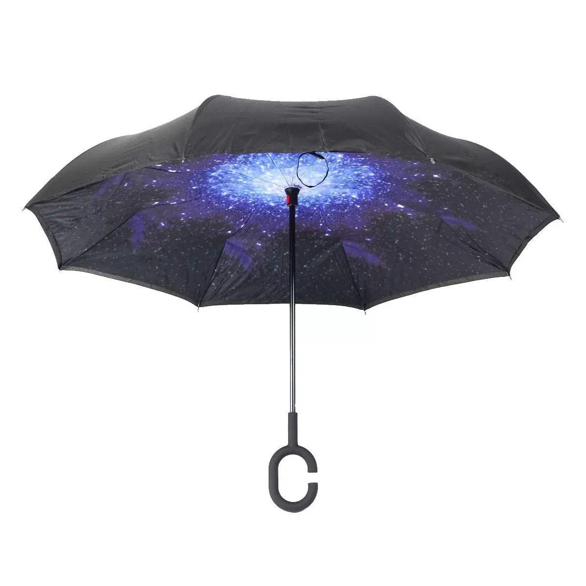 Topsy Turvy Designer Umbrellas - Drip Free Windproof - Galaxy