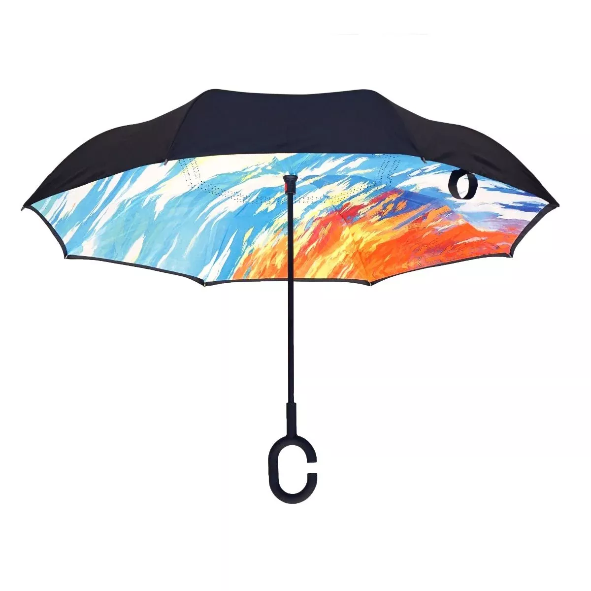 Topsy Turvy Designer Umbrellas - Drip Free Windproof - Pastel