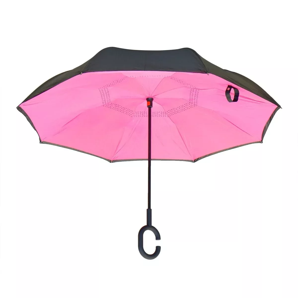 Topsy Turvy Designer Umbrellas - Drip Free Windproof - Pink