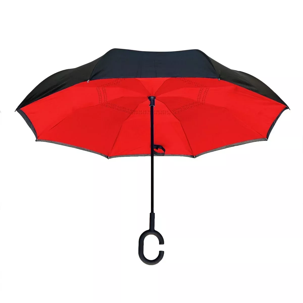 Topsy Turvy Designer Umbrellas - Drip Free Windproof - Red