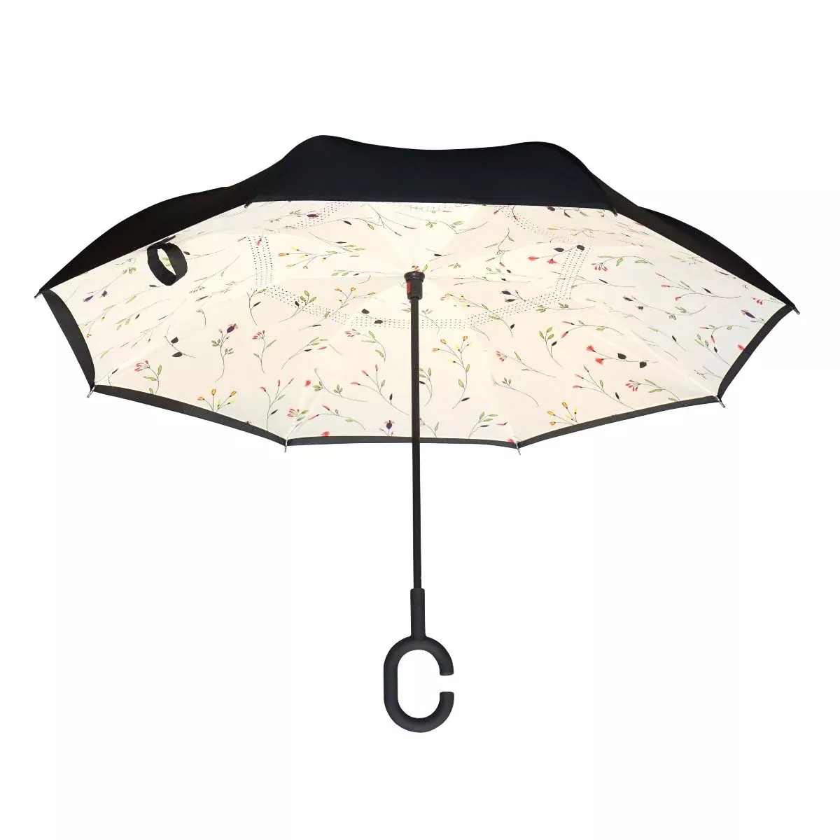Topsy Turvy Designer Umbrellas - Drip Free Windproof - Spring Flowers