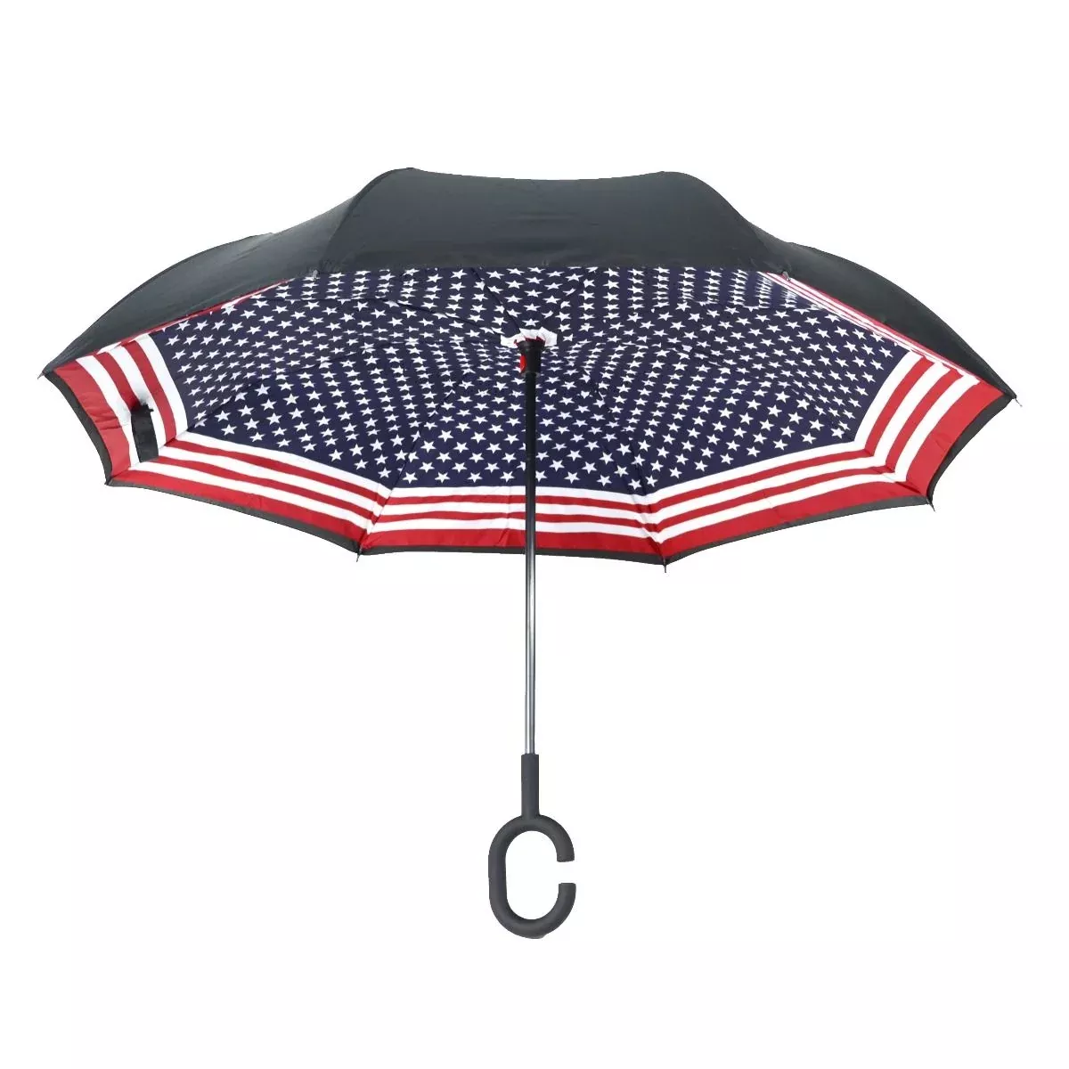 Topsy Turvy Designer Umbrellas - Drip Free Windproof - US Flag