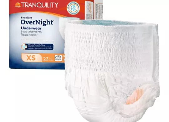 Unisex Adult Absorbent Underwear Tranquility Premium OverNight™ Pull On