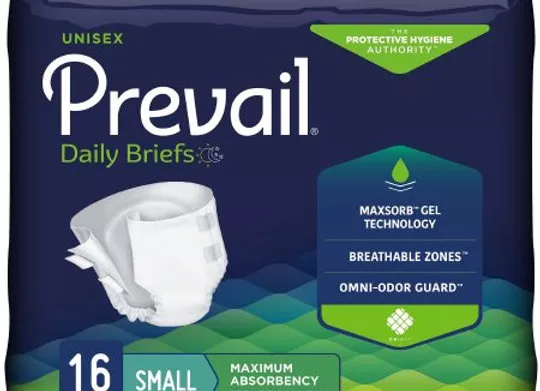 Unisex Adult Brief Prevail Heavy Absorbency
