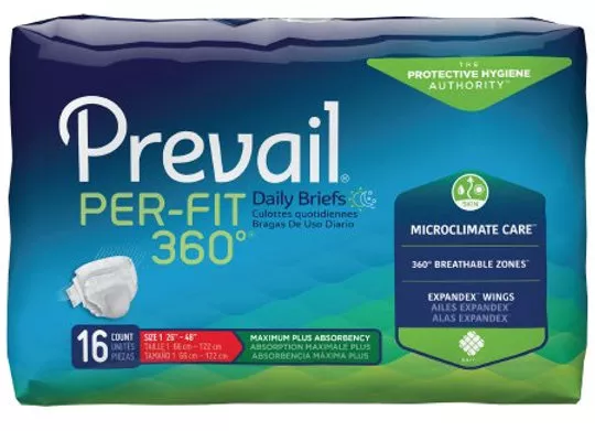 Unisex Adult Brief Prevail Per-Fit 360°™Heavy Absorbency