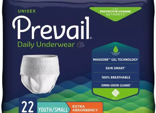 Unisex Adult Underwear Prevail Pull On with Tear Away Moderate Absorbency