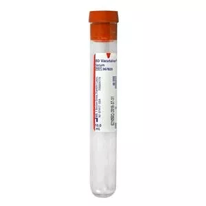 Vacutainer Serum Tube,16 X 100 X 10.0ml, Plastic- Box of 100