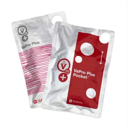 Vapro Plus Pocket Intermittent Catheter, 14 Fr, 8", Hydrophilic- 1 Each